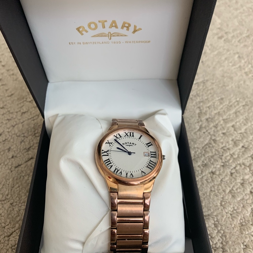 Rose Gold Rotary Watch
